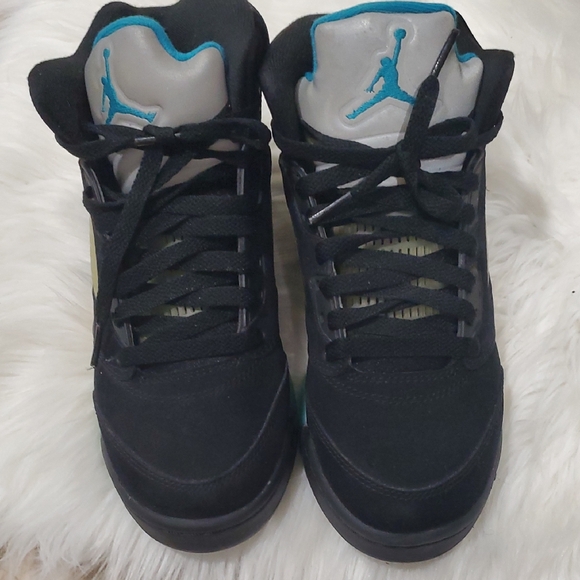 Nike Shoes - Jordan 5 Retro Aqua Sneakers - Black
